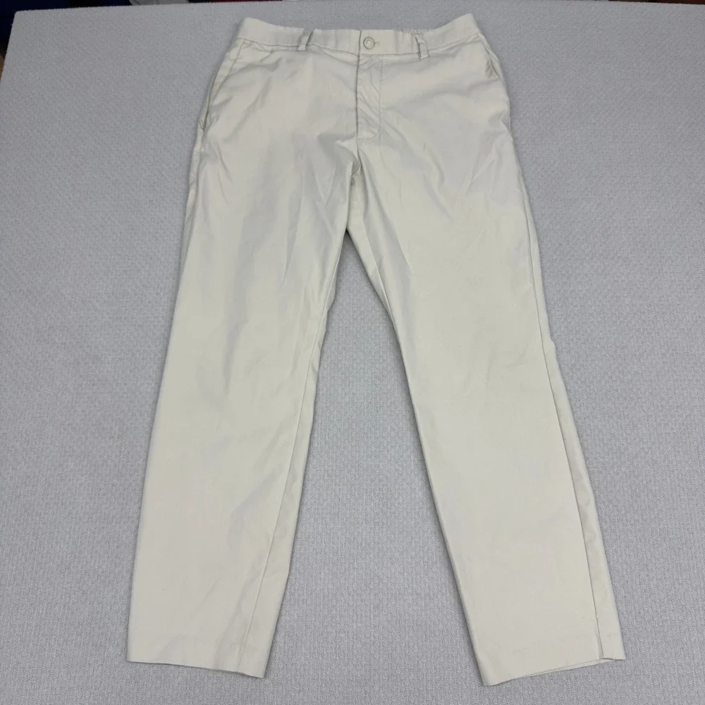 Banana Republic Pants Mens 34x30 Tan Khaki Performance Chino Stretch Minimalist